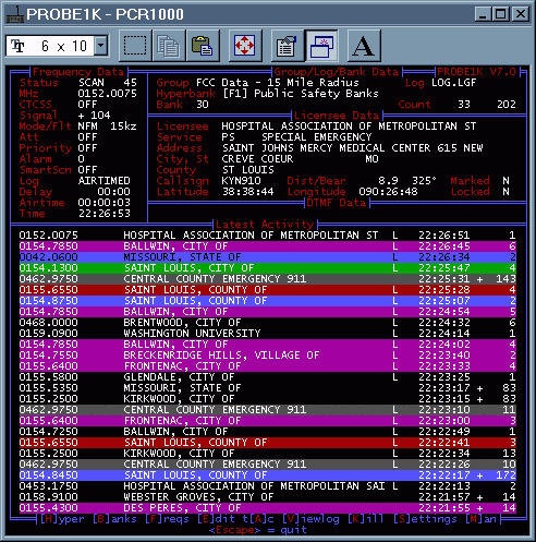 PROBE1K - Scanning Screen